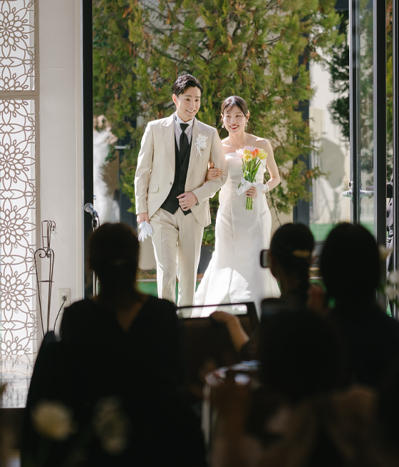 福井の結婚式場グラントリアがふたりを迎える空間イメージ03